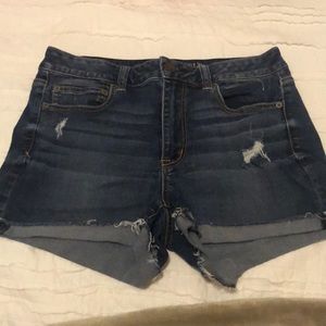 American eagle hi rise shorts